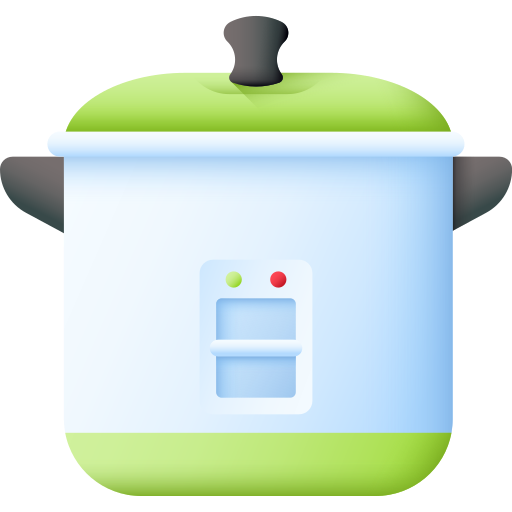 Rice cooker 3D Color icon
