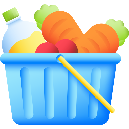 Grocery 3D Color icon