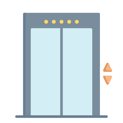 Elevator Generic color fill icon