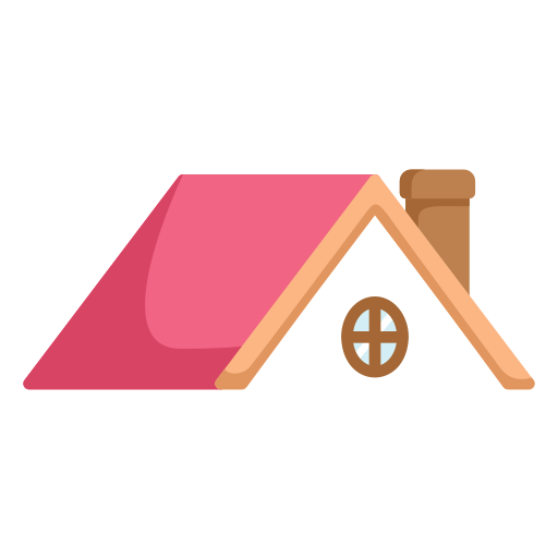 Roof Generic color fill icon