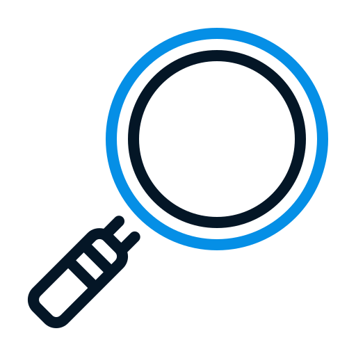 Magnifying glasss Generic color outline icon