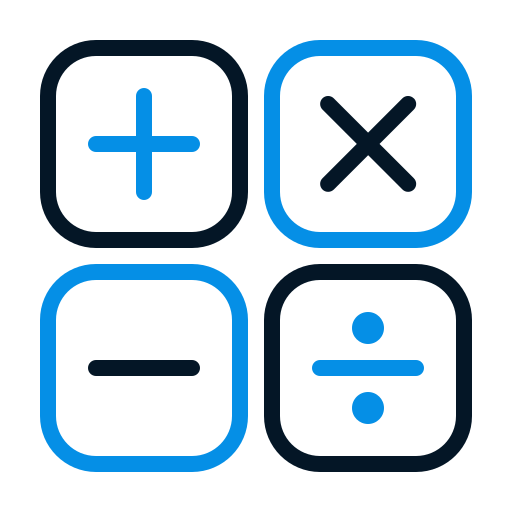 Math symbols Generic color outline icon