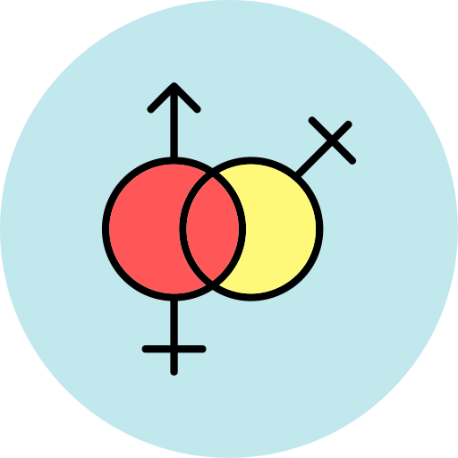 transgender Generic color lineal-color icon
