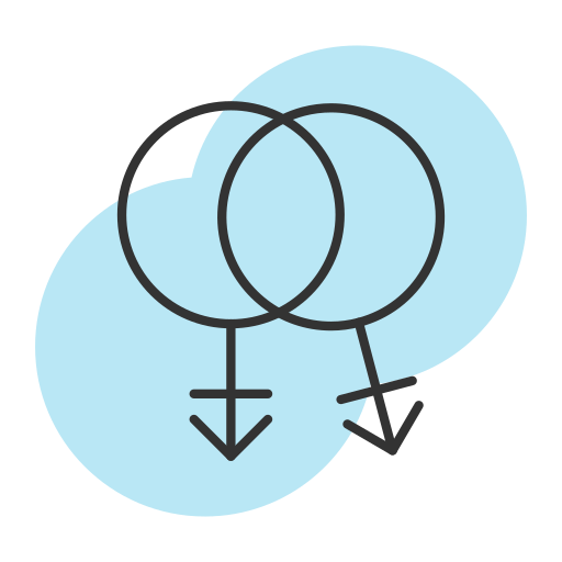 Lesbian Generic color lineal-color icon