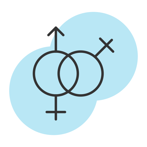 transgender Generic color lineal-color icoon