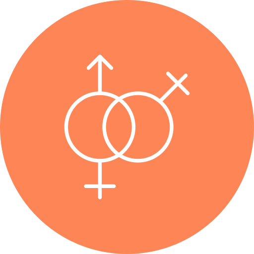 transgender Generic color fill icon