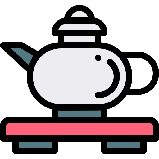 Заварочный чайник Detailed Rounded Lineal color иконка
