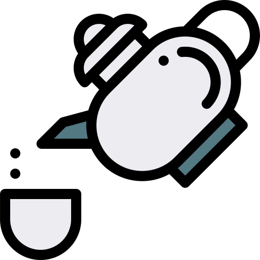 Tea pot Detailed Rounded Lineal color icon