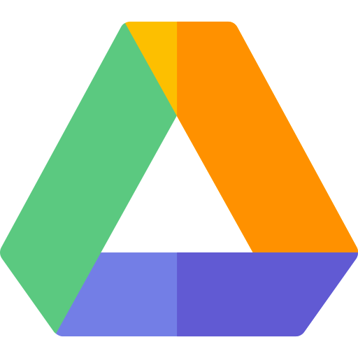 Google drive Basic Rounded Flat icon