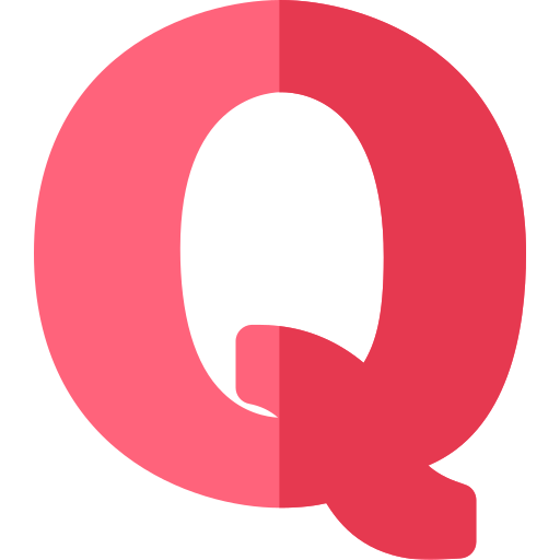 Quora Basic Rounded Flat icono
