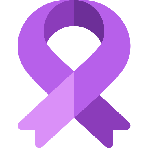紫色のリボン Basic Rounded Flat icon