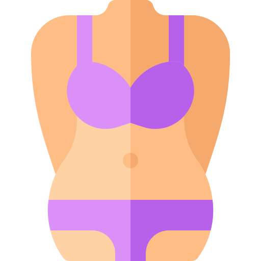 bikini Basic Rounded Flat icona
