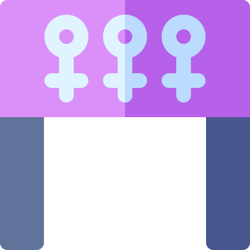 feminizm Basic Rounded Flat ikona