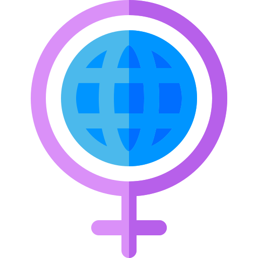 global Basic Rounded Flat icon