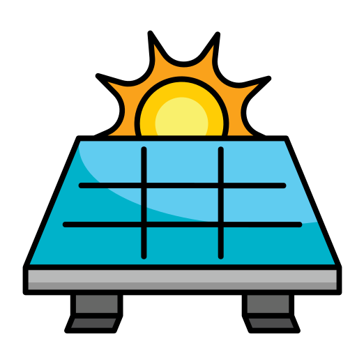 célula solar Generic color lineal-color icono