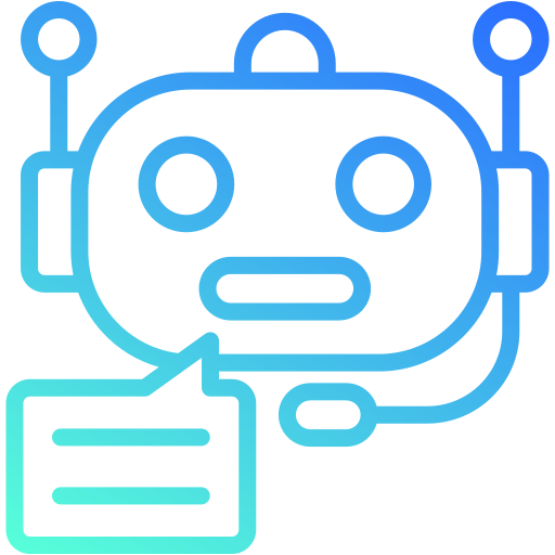 chatbot Generic gradient outline icon