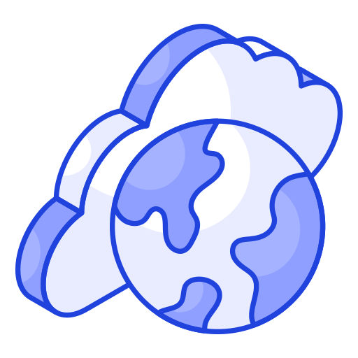 Global cloud Generic color lineal-color icon