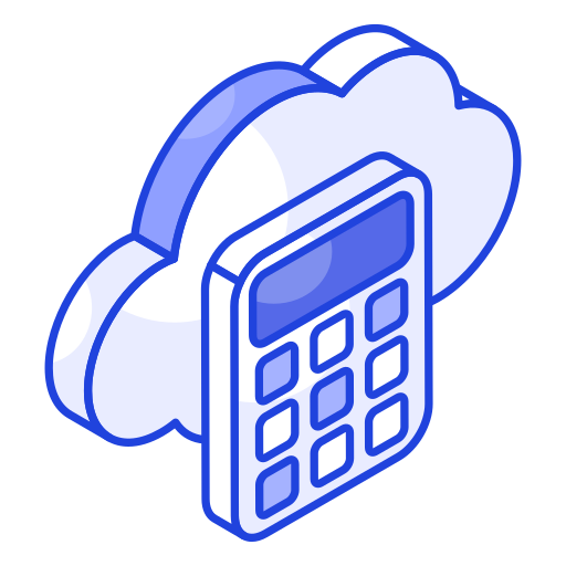 Cloud calculation Generic color lineal-color icon