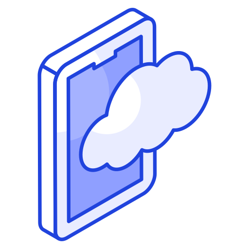 Mobile cloud Generic color lineal-color icon