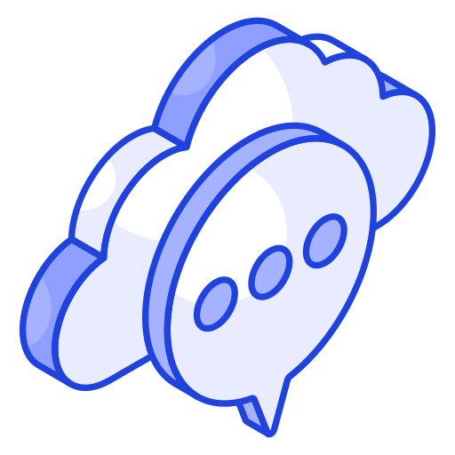 cloud-chat Generic color lineal-color icon