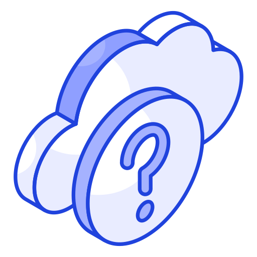 Cloud query Generic color lineal-color icon