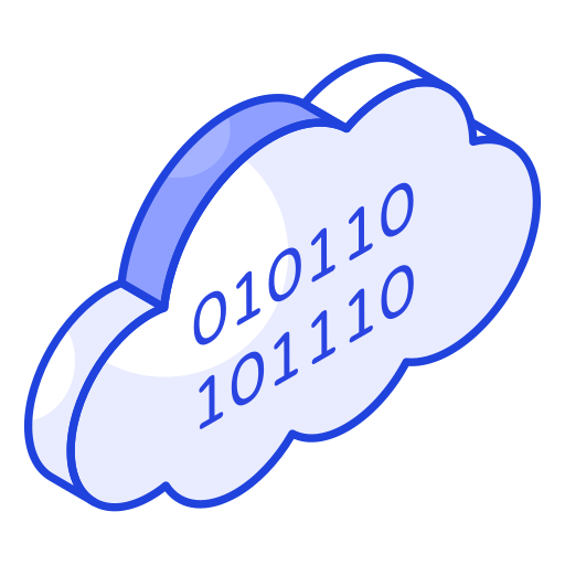 Cloud coding Generic color lineal-color icon