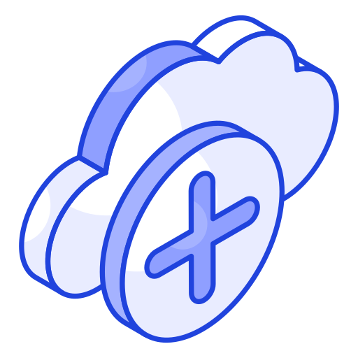 Cloud add Generic color lineal-color icon
