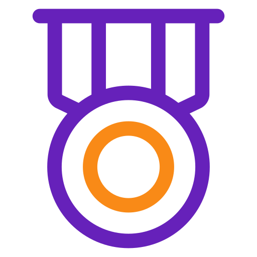 Medal Generic color outline icon