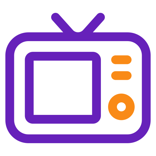 televisão Generic color outline Ícone