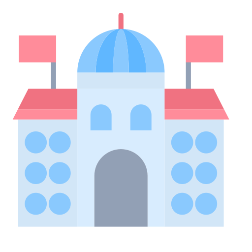 edificio del gobierno Generic color fill icono