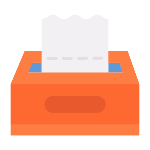 Tissue box Generic color fill icon