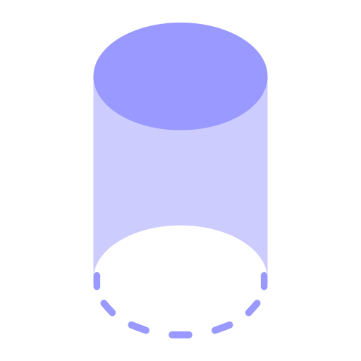 cilindro Generic color fill icona