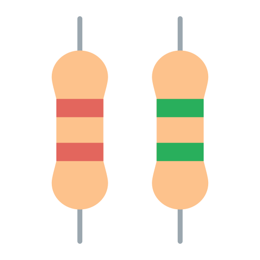 resistor Generic color fill Ícone