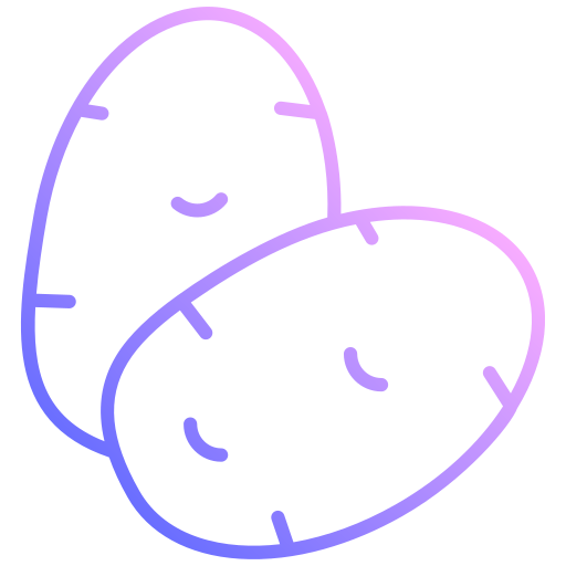 patata Generic gradient outline icona