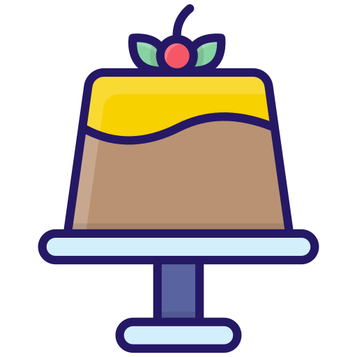 Pudding Generic color lineal-color icon