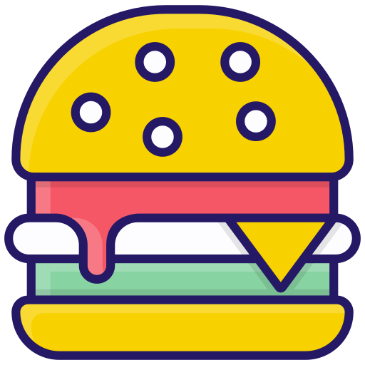 burger Generic color lineal-color icon