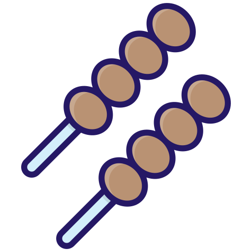 Satay Generic color lineal-color icon