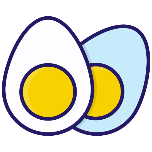 gekochte eier Generic color lineal-color icon
