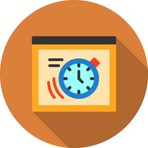 Alarm clock Generic color fill icon