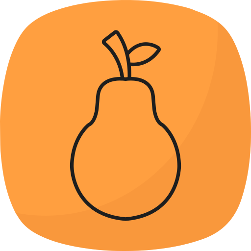 Pear Generic color fill icon