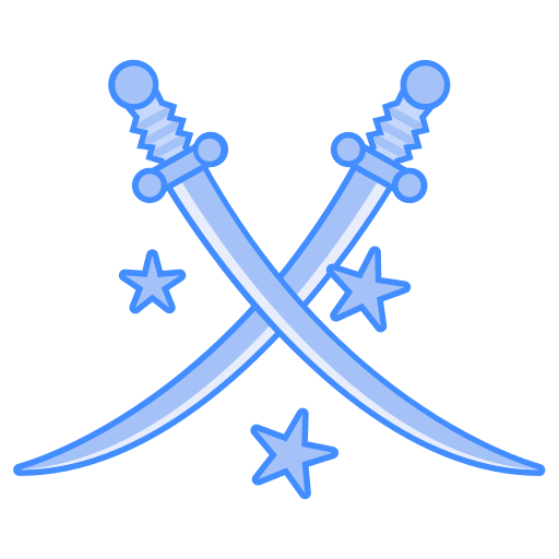 pelea de espadas Generic color lineal-color icono
