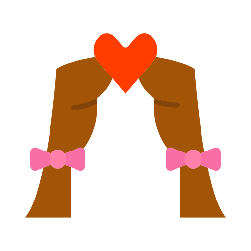 huwelijksboog Generic color fill icoon