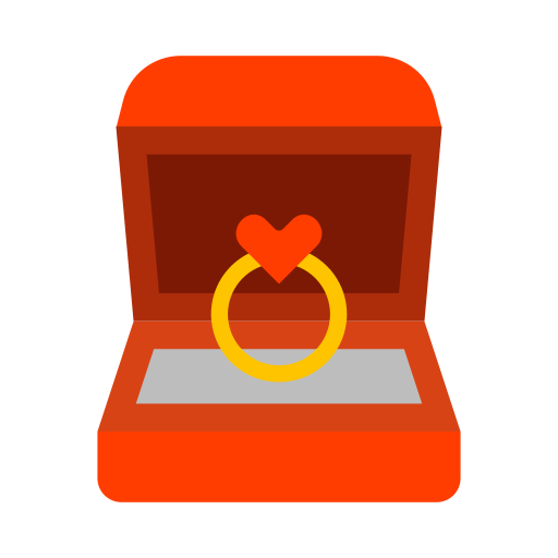 Ring box Generic color fill icon