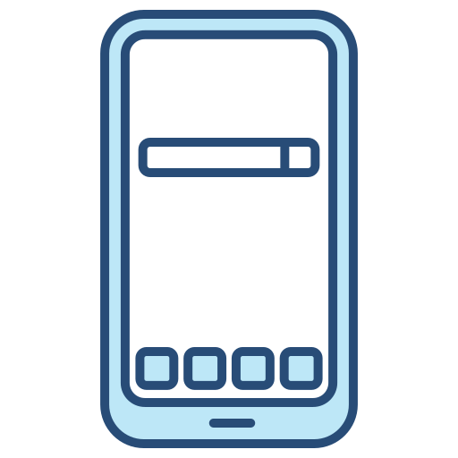 スマートフォン Generic color lineal-color icon