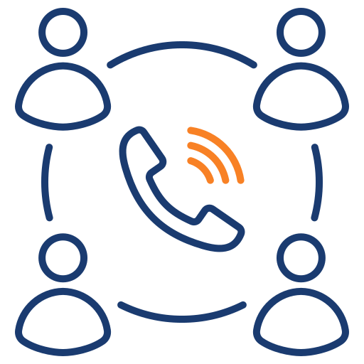 Conference call Generic color outline icon