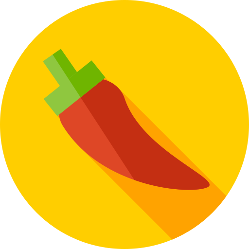 chili Flat Circular Flat icoon