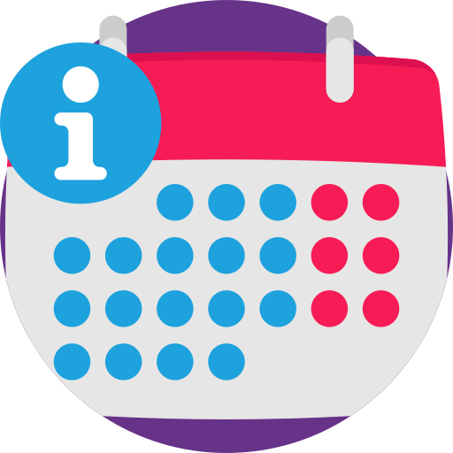 kalender Detailed Flat Circular Flat icon