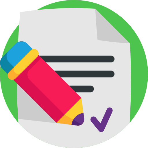 Contract Detailed Flat Circular Flat icon