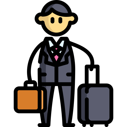 Hombre de negocios Special Lineal color icono