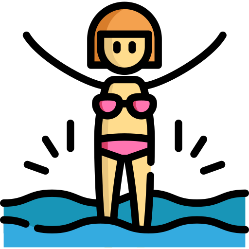 Playa Special Lineal color icono